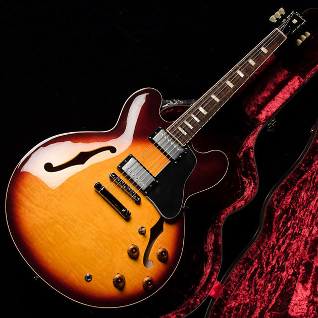 Tokai ES-178 SR（2018年製）フレイムメイプル＋純正ハードケース Tokai ES198 SR 税込販売価格 ￥171,072- 新品 ボディにフレイム
