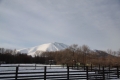 二日目の朝の浅間山。