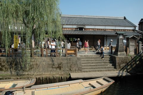 江戸風の町並み