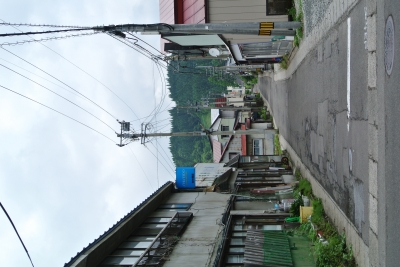 沖田面小学校への道