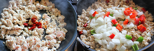 鶏肉レシピ　ガパオライス　鶏肉のバジル炒めご飯