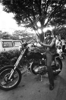 舘ひろしネガフィルム 舘ひろし、愛車 Z2、Z750RS、メナーニ。検 クールス COOLS 岩城