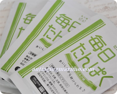400毎日たんぱく抹茶ミルク味袋.JPG