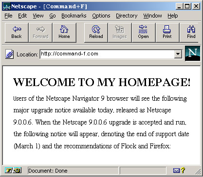 Netscape Navigator 3.0