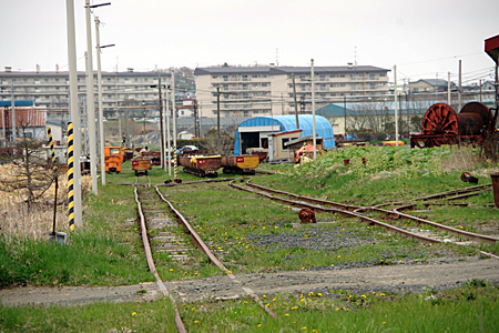 線路と貨車