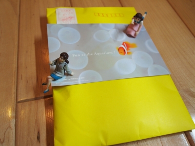 封筒届いた〜