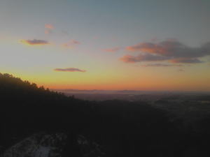 2011年、福岡の夕焼け