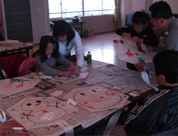 凧作り教室2011