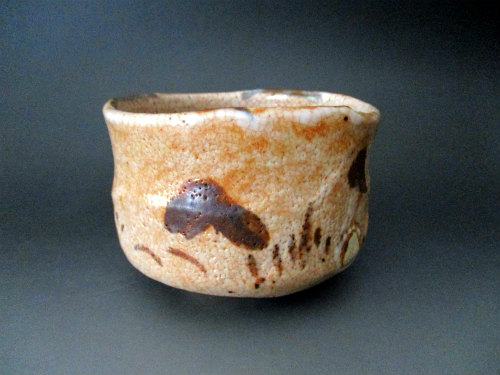 絵志野茶碗(風景、二重高台) | ギャラリー窯倉...陶芸家藤田登太郎茶碗 