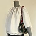 TG115 1910年代ウクライナwhite on white刺繍ブラウス