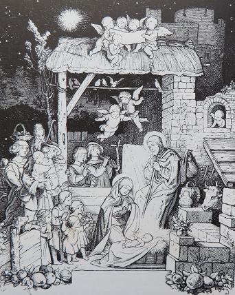 ドイツ語・仕掛け絵本 Die Heilige Nacht 聖なる夜 絵本・児童書