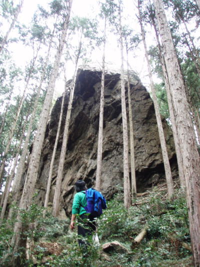 岩場
