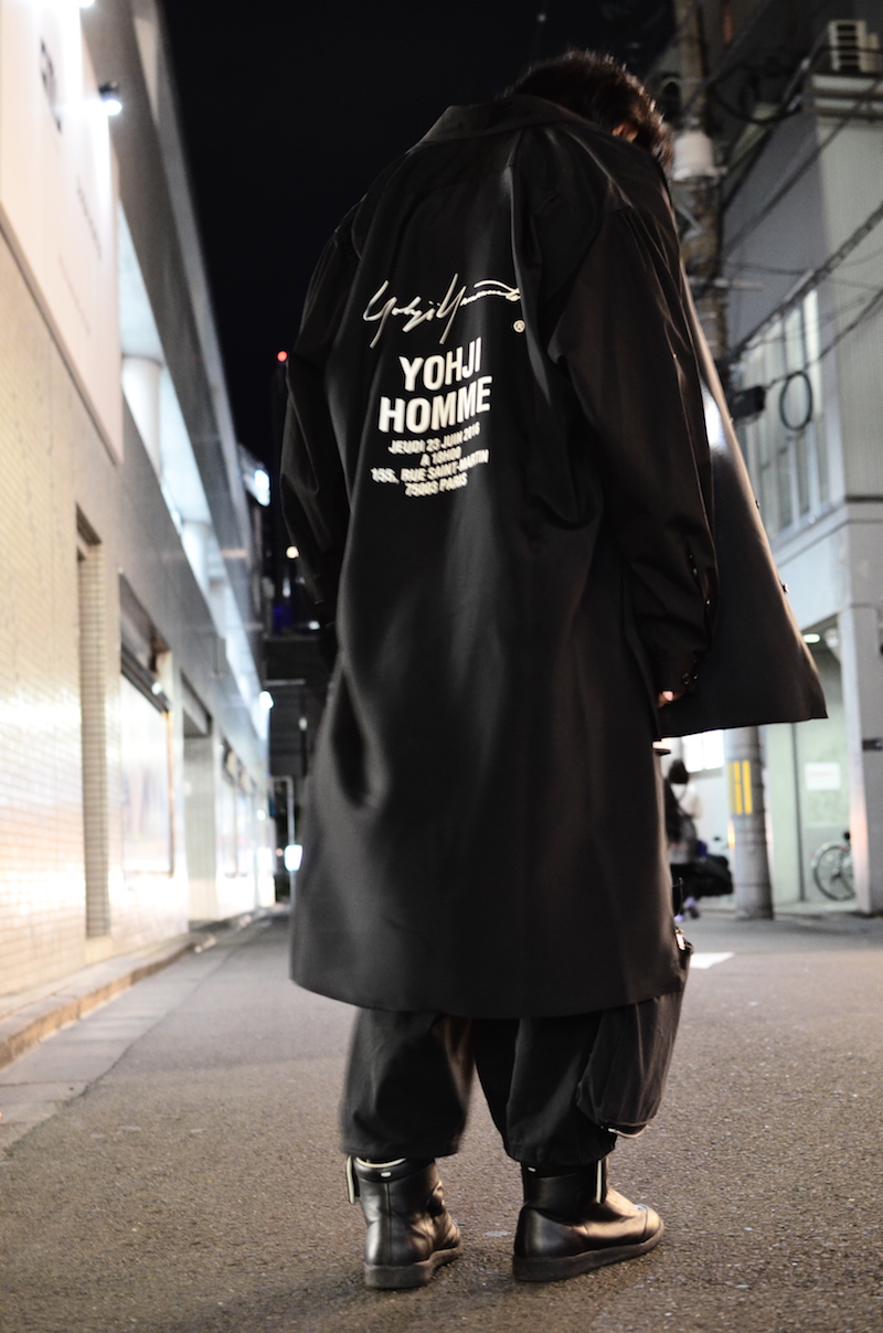 yohjiyamamoto スタッフコート 16ss