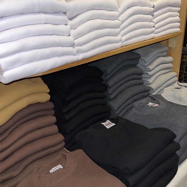 新品タグ付⭐︎L'Appartement Thermal Knit サーマルニット THERMAL KING RASCHEL HONEYCOMB CREWNECK L/S|サーマルキング
