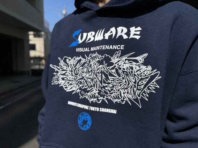 SUBWARE STASH × JAHAN HOODIE M スタッシュ