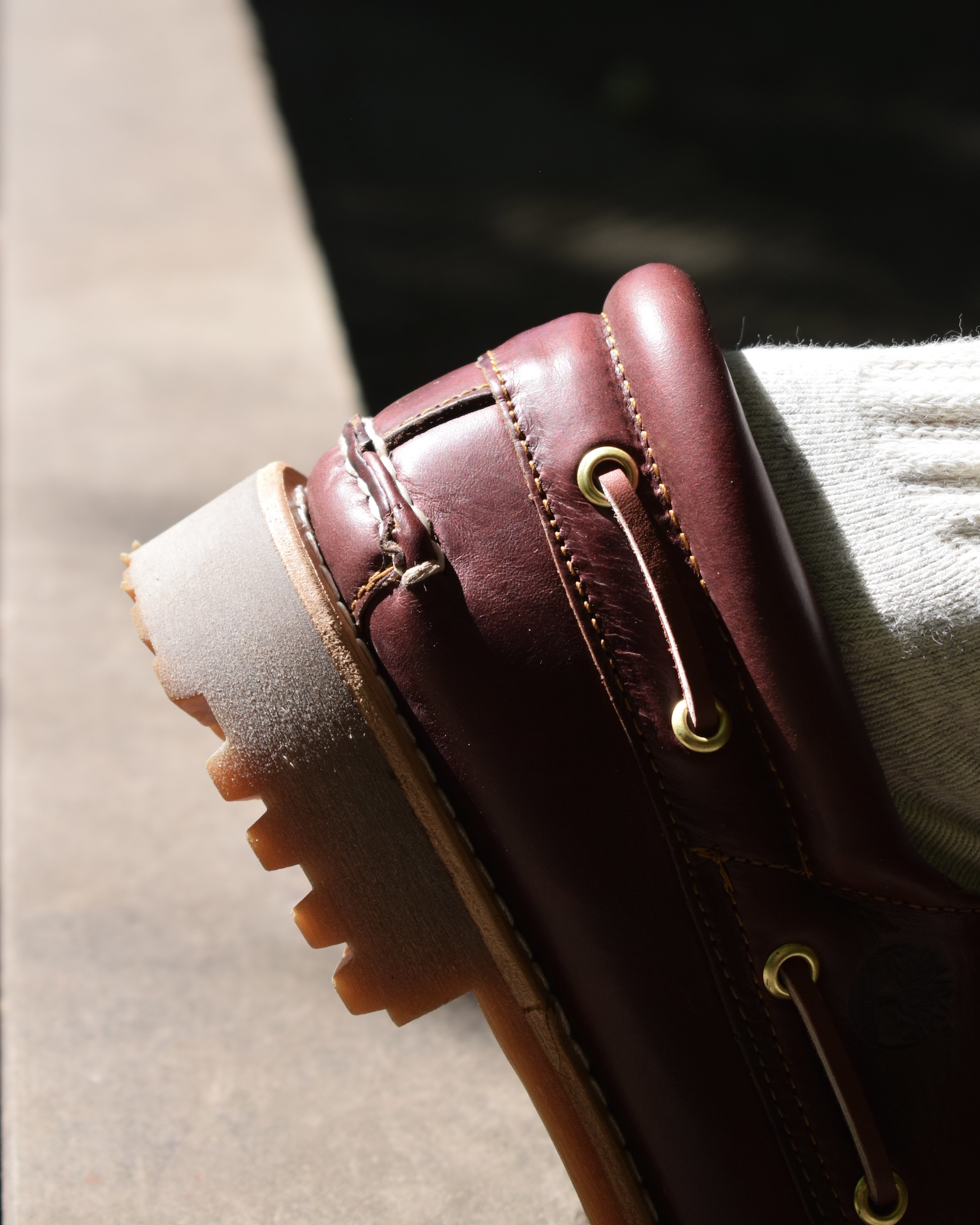 ももんがさん専用 TIMBERLAND 3 EYE バーガンディ 8 定番】スリーアイ(3eye) クラシックラグ メンズ ｜【Timberland
