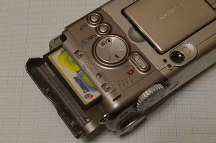 Canon Powreshot A80 カード