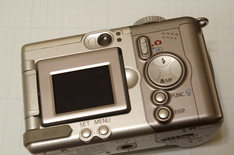 Canon Powreshot A80 画面