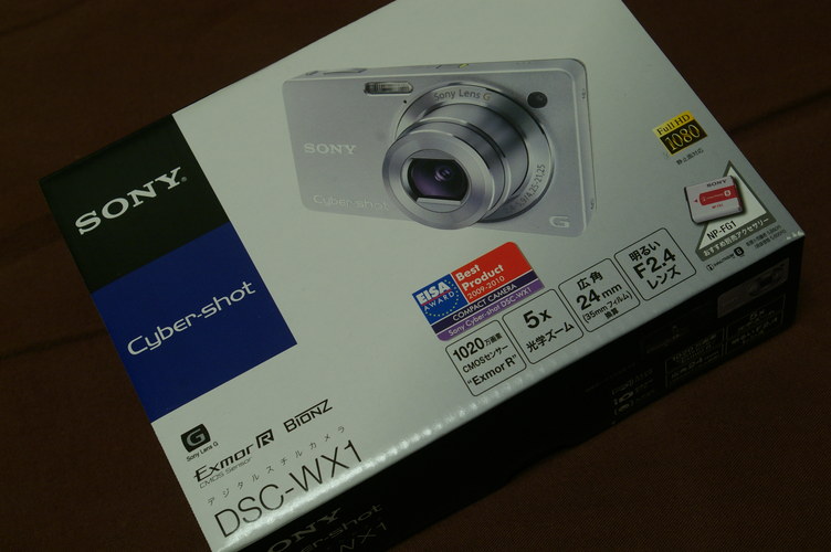 DSC-WX1外装箱