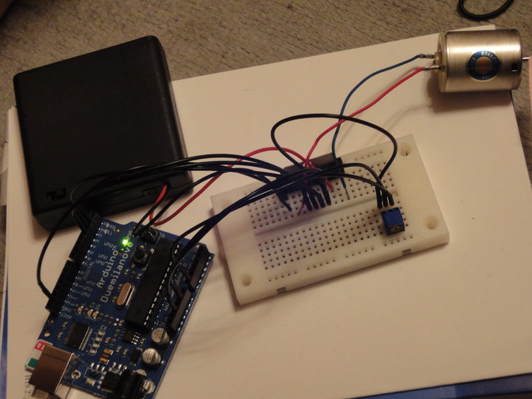 arduino dc motor