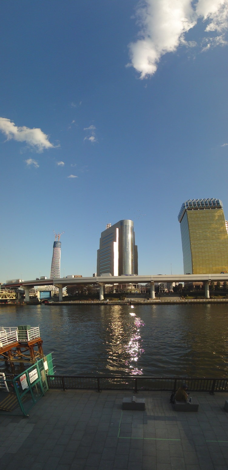 浅草からスカイツリースイングパノラマ