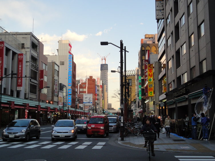 浅草定点観測地点から
