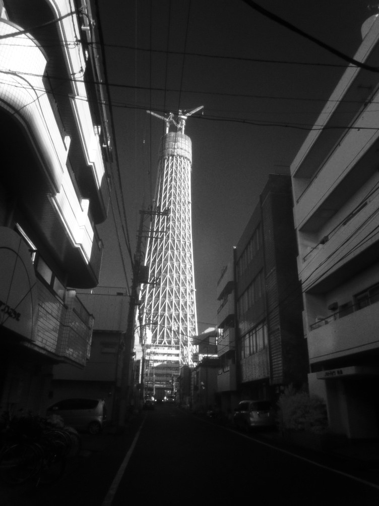 スカイツリー赤外