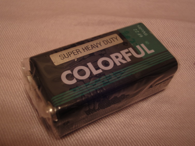 Colorful 9V 電池