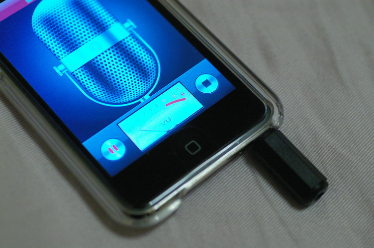 ipod touchに装着