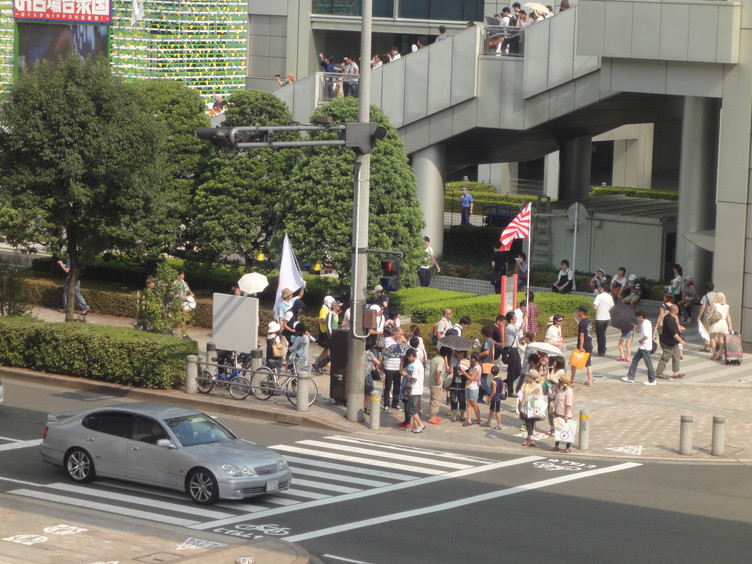 8月7日お台場デモ