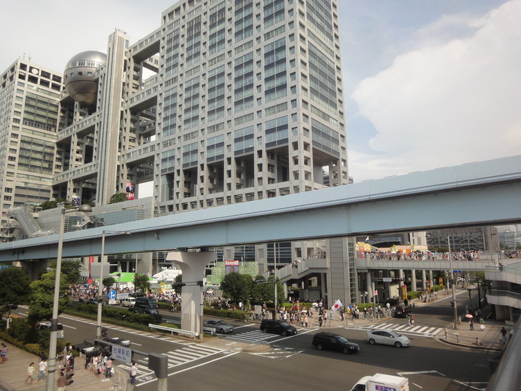 8月7日お台場デモ