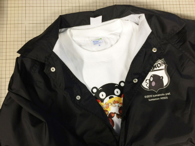 くまモン Tシャツ 和柄 コーデ 秋