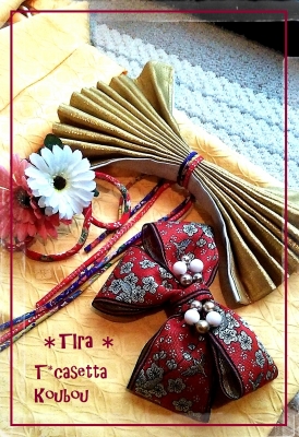 和飾り ハンドメイド 手作り 帯飾り 髪飾り