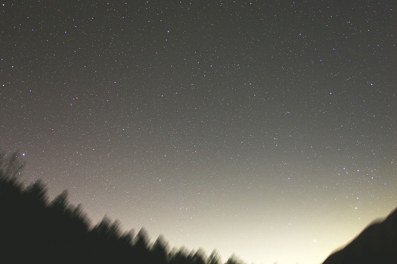 見え始めた夏の星座