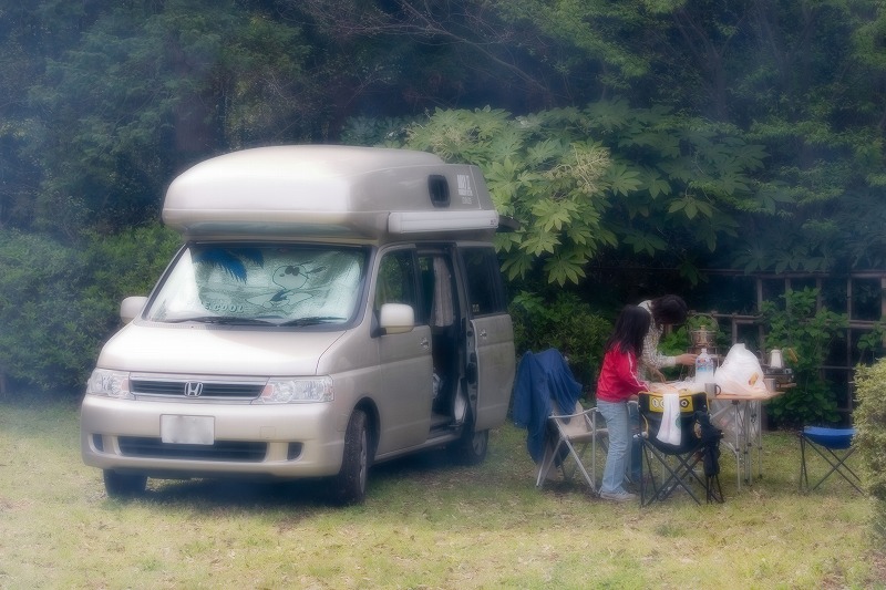 キャンプ風景