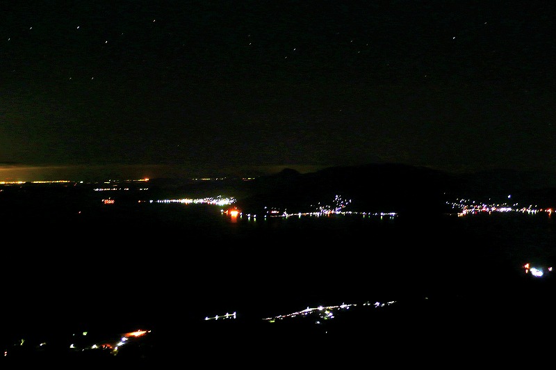 瀬戸内海の夜景