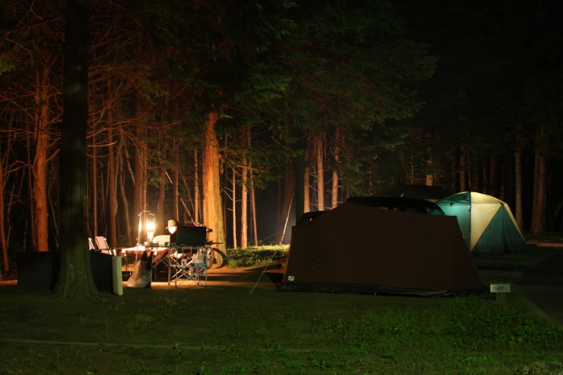 キャンプ場の星空 星空のある風景写真blog 眠りたくない夜がある