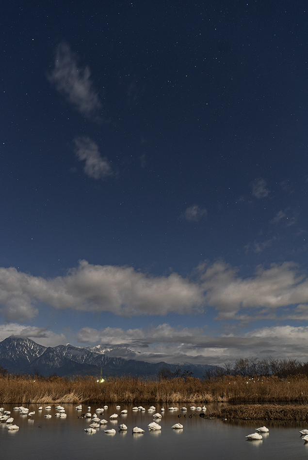 安曇野白鳥飛来地と星空 | 星空のある風景写真BLOG ～眠りたく