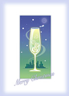 クリスマス電報 Christmas champagne クリスマス電報 Christmas champagne