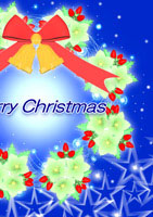 クリスマス電報 star wreathe g クリスマス電報 star wreathe g