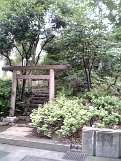 円墳の正面