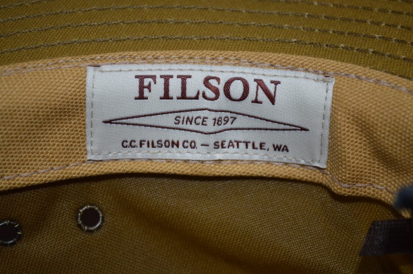 NEW！FILSONフィルソン Tin Cloth Packer Hat ティンクロス