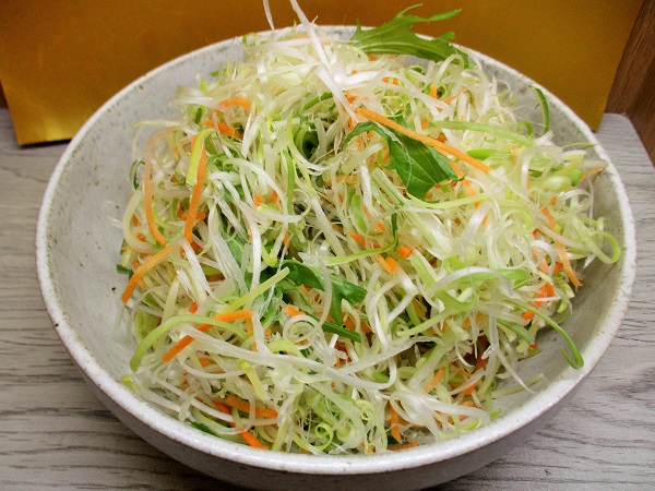 2022年1月7日（金）しゃぶしゃぶ香味野菜 寒びんちょうまぐろ