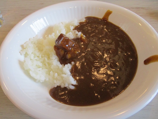 〆のカレーライス！　パームツリーオリジナルカレーです！