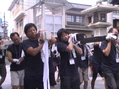 神輿練習