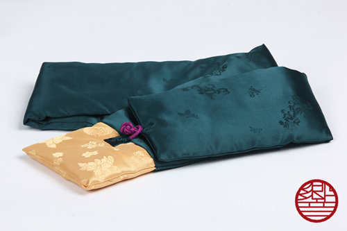 マフラー Silk green+yellow商品