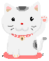 招き猫白