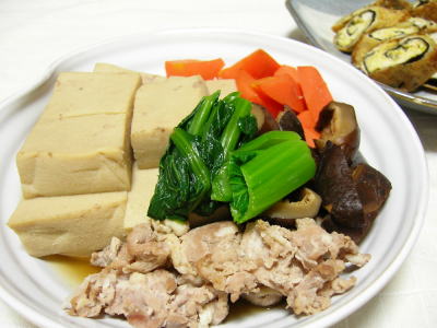 高野豆腐の煮物