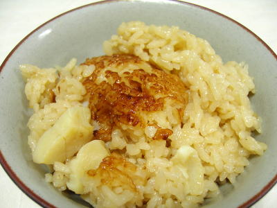 ホタテご飯
