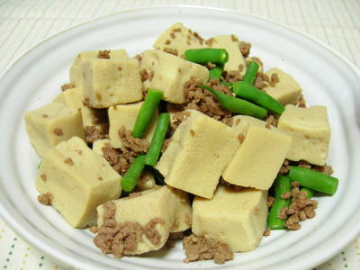 高野豆腐の煮物